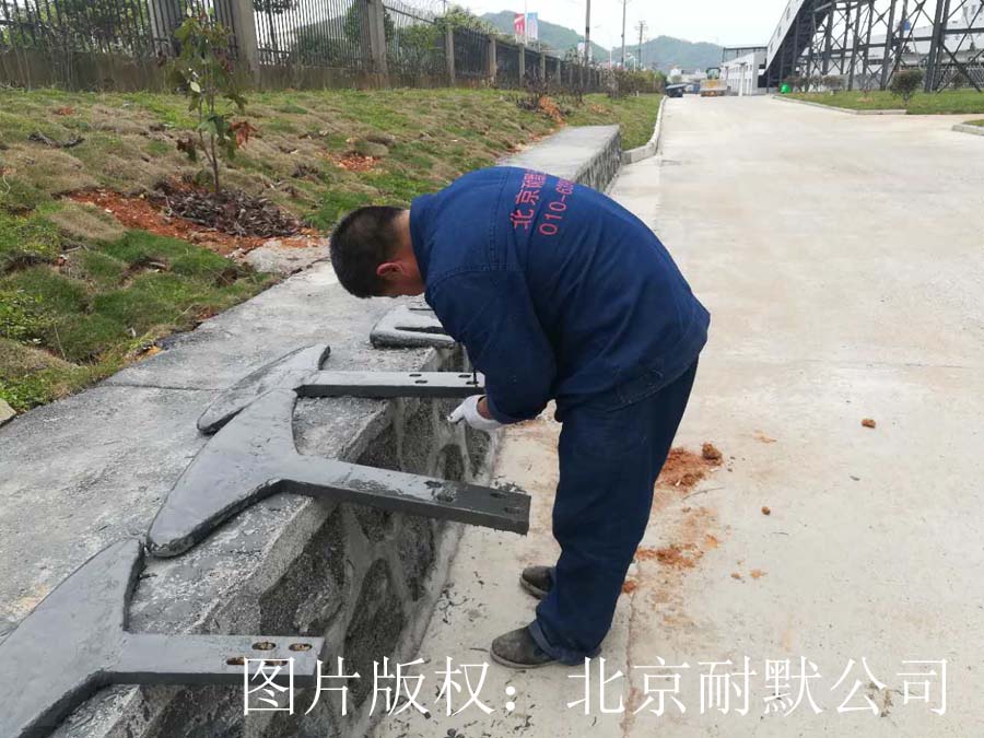 已經修復后的混料槳葉片 已經修復后的混料槳葉片